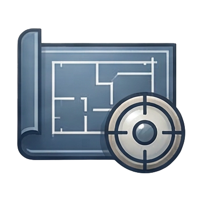 Blueprint inspection target icon