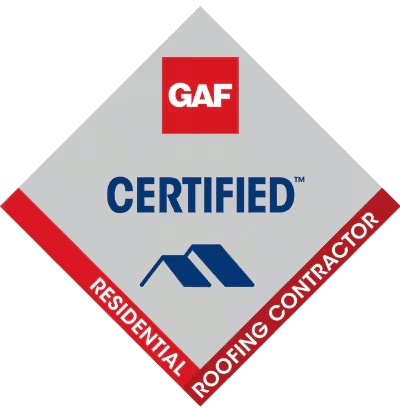 GAF Certified Residential Roofing Contractor badge